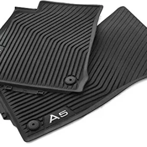 Popularny Audi Oryginalna A5 (B9) Sport Back dywaniki gumowe 2-częściowy z przodu gumowe dywaniki premium matowym czarnym 8 W7061501 a 041 we wszystkich warunkach 8W7061501A041