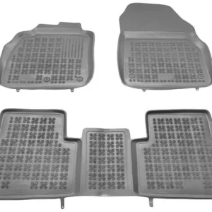 REZAW PLAST Dywaniki gumowe czarne PLAST 201904, 3 szt, Renault Scenic II 2003 - 2009 PLAST 201904 Premium