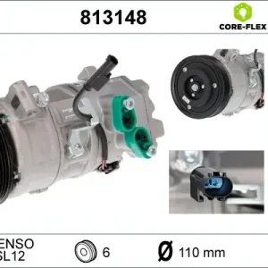 Sprężarka, klimatyzacja Valeo 813148 Autentyczny