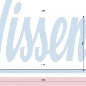 Premium NISSENS Skraplacz, klimatyzacja 94875