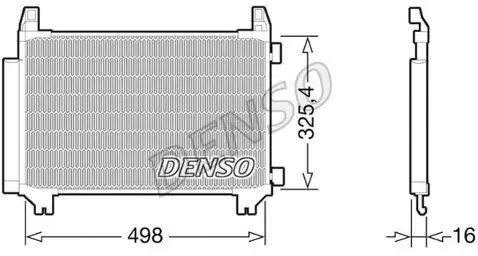 DENSO Skraplacz, klimatyzacja DCN50028 Nowość