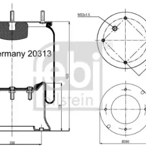 FEBI Mieszek, klimatyzacja FEBI 20313 Ekspresowa dostawa