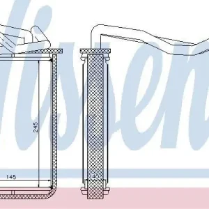 Oferta limitowana NISSENS Wymiennik ciepła, ogrzewanie wnętrza 71768