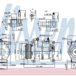 Tani NISSENS Kompresor, klimatyzacja NISSENS 890169
