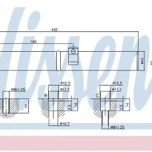 NISSENS Osuszacz, klimatyzacja 95596 Rabat