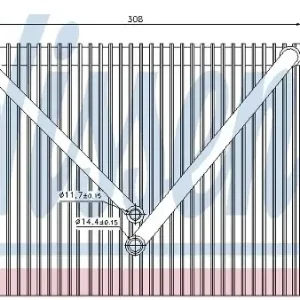 Ostatnia szansa NISSENS Parownik, klimatyzacja 92257