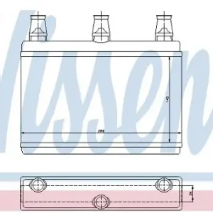 NISSENS Wymiennik ciepła, ogrzewanie wnętrza 70522 Premium