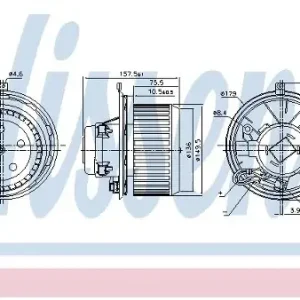 NISSENS Wentylator wnętrza NISSENS 87152 Oferta