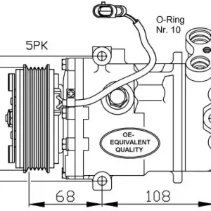Rabat NRF Kompresor, klimatyzacja NRF 32197