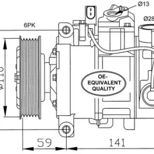 NRF Kompresor, klimatyzacja NRF 32229 Wyprzedaż