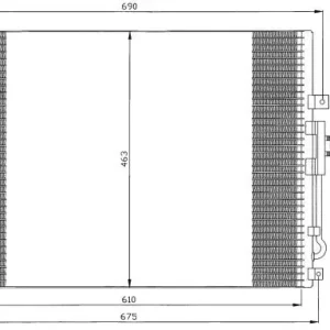 Najlepsza cena NRF Skraplacz, klimatyzacja NRF 35275