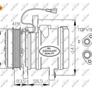 Oferta limitowana NRF Kompresor, klimatyzacja NRF 32436