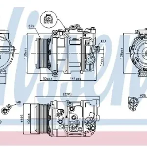 Najlepsza cena NISSENS Kompresor klimatyzacji NISSENS 89285
