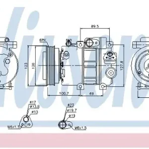 Najlepsza cena NISSENS Kompresor klimatyzacji NISSENS 89278