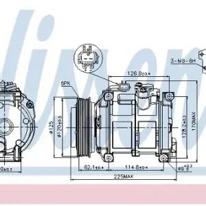 NISSENS Kompresor klimatyzacji NISSENS 89074 Tylko dziś