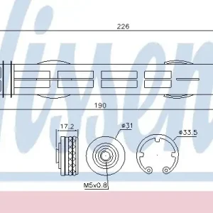 NISSENS Osuszacz, klimatyzacja NISSENS 95488 Tani