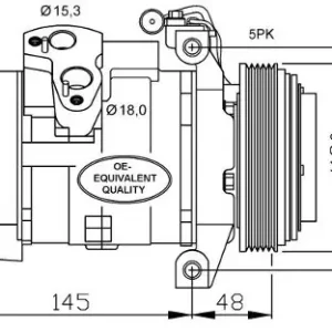 Szybka dostawa NRF Kompresor, klimatyzacja NRF 32470