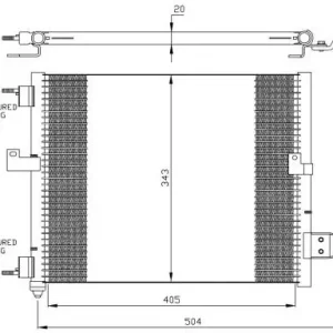 Szybka dostawa NRF Skraplacz, klimatyzacja NRF 35360