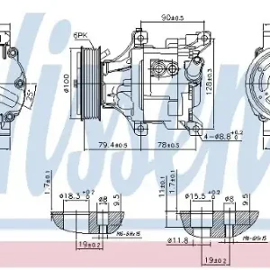 Oferta limitowana NISSENS Kompresor, klimatyzacja NISSENS 89324