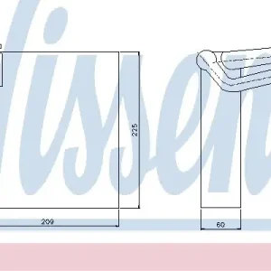 NISSENS Parownik, klimatyzacja NISSENS 92188 Autentyczny