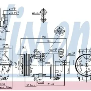 Niska cena NISSENS Kompresor klimatyzacji NISSENS 89098