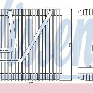 NISSENS Parownik, klimatyzacja NISSENS 92161 Wyprzedaż