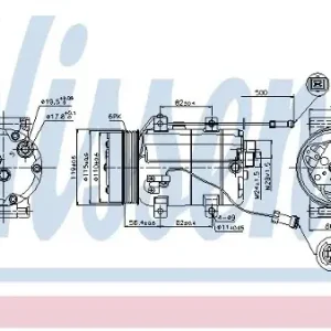 Oferta limitowana NISSENS Kompresor klimatyzacji NISSENS 89304