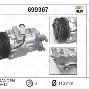 Valeo Kompresor, klimatyzacja 699367 Rabat