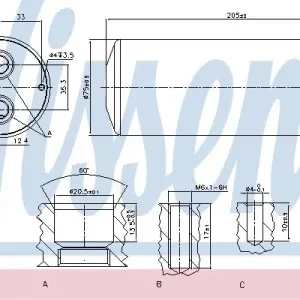 NISSENS Osuszacz, klimatyzacja NISSENS 95352 Tylko dziś