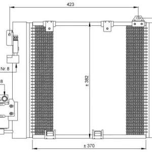 Tylko dziś NRF Skraplacz, klimatyzacja NRF 35302