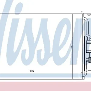 Tani NISSENS Skraplacz, klimatyzacja NISSENS 94547