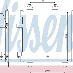 NISSENS Skraplacz, klimatyzacja NISSENS 94891 Popularny
