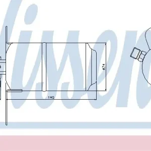 NISSENS Osuszacz, klimatyzacja NISSENS 95025 Nowość