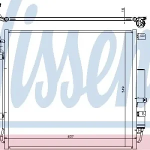 NISSENS Skraplacz, klimatyzacja NISSENS 940485 Promocja