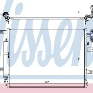 NISSENS Skraplacz, klimatyzacja NISSENS 940482 Kup teraz