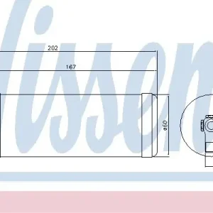 NISSENS Osuszacz, klimatyzacja NISSENS 95980 Oryginalny