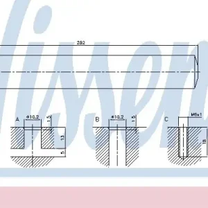 NISSENS Osuszacz, klimatyzacja NISSENS 95525 Ekspresowa dostawa