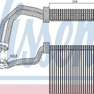 Tani NISSENS Parownik, klimatyzacja NISSENS 92293