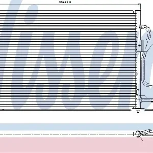 NISSENS Skraplacz, klimatyzacja NISSENS 94189 Najlepsza cena