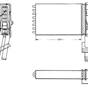 NRF Wymiennik ciepła, ogrzewanie wnętrza NRF 58620 Oferta limitowana