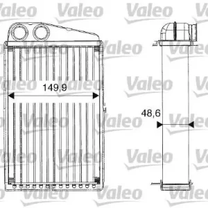 Autentyczny Valeo nagrzewnica 812247 812247