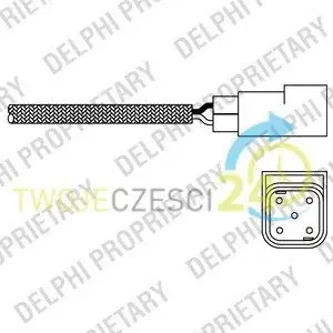 Autentyczny DELPHI Sonda lambda ES20252-12B1