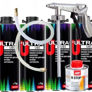 Autentyczny NOVOL KONSERWACJI KAROSERII CZARNY R-STOP PISTOLET