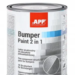 Rabat Lakier do zderzaków plastikowych APP Bumper Paint 1l puszka czarny