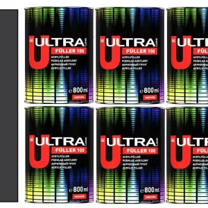 Novol Ultra 100 Podkład Akrylowy Grafitowy 6 Sztuk Tylko dziś