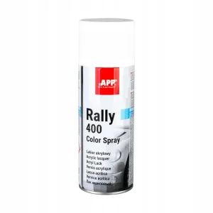 Lakier akrylowy BIAŁY POŁYSK APP Rally Color Spray 400ml Oferta limitowana