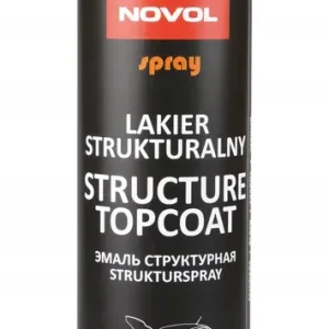 Oferta limitowana Novol Lakier Strukturalny Spray 500ml Czarny