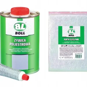 BOLL ŻYWICA POLIESTROWA MATA SZKLANA ZESTAW 1KG Autentyczny