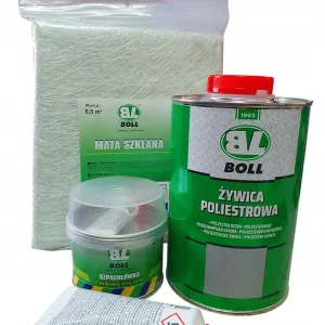 ZESTAW NAPRAWCZY BOLL MATA ŻYWICA SZPACHLÓWKA Bezpieczna płatność