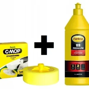 Farecla G3 Premium 2w1 1Kg + Gąbka Gmop Żółta 150m Szybka dostawa